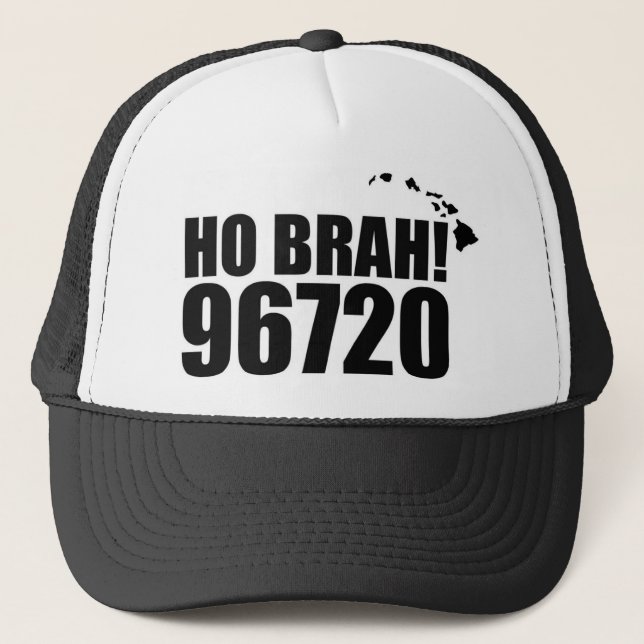 Ho Brah !..., Hawaii Zip Code Casquette 96720 Hilo (Devant)