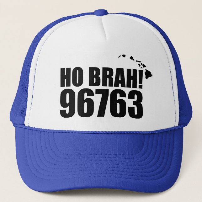 Ho Brah !..., Hawaii Zip Code Casquette 96763 Lana (Devant)