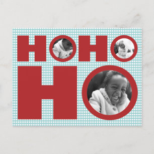 Ho Ho carte postale de photo de vacances