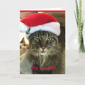 Ho, Ho, Ho carte de Joyeux Noël de capitaine Jack