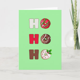 Ho Ho Ho carte de voeux de vacances de Noël de