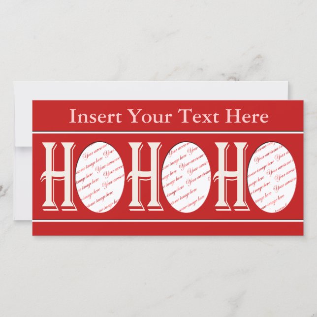 Ho Ho Ho Carte photo (Devant)