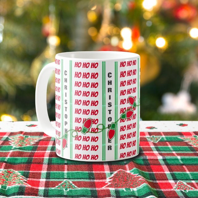 HO HO HO Christmas Mug (Créateur téléchargé)