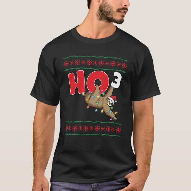 Ho Ho Ho Funny Math laides Noël Sweat Xmas Sl (Devant)