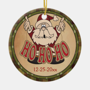 Ho Ho Ho Holiday Ornement du Père Noël