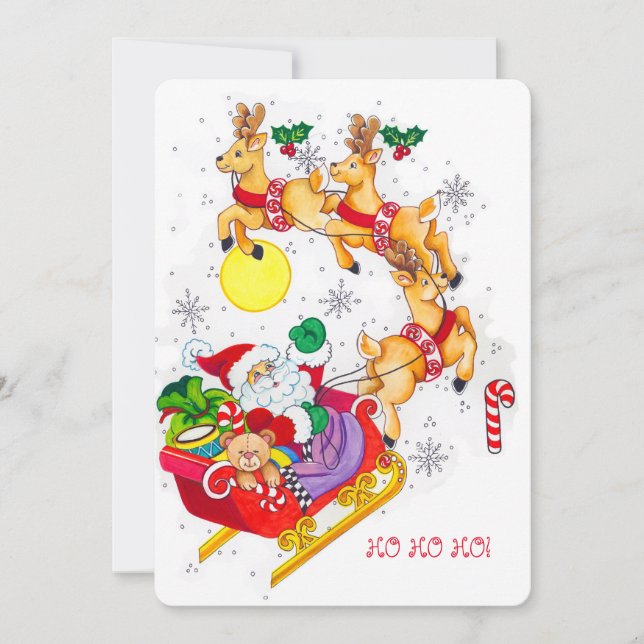 Ho! Ho! Ho! Invitation à la fête (Devant)