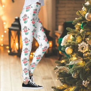 Ho Ho Ho ! Leggings de Noël à la joie des Fêtes