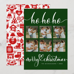 HO HO HO MERRY CHRISTMAS Add Your Photo Collage