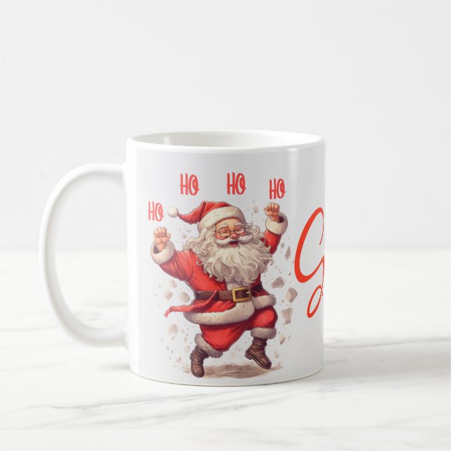 Ho Ho Ho Milk pour Père Noël Mug (Gauche)