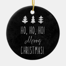 Ho, Ho, Ho ! Noël! Ornement en céramique