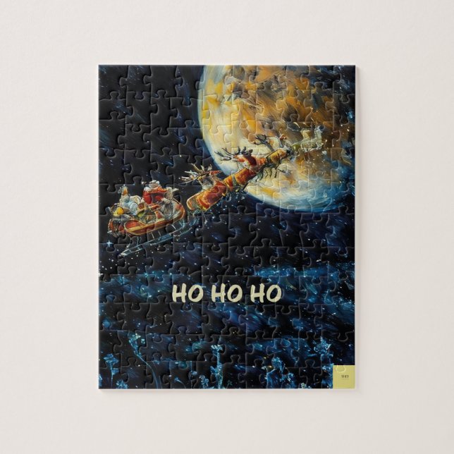 Ho Ho Ho puzzle du Père Noël (Vertical)