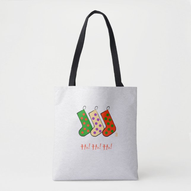 Ho ! Ho ! Ho ! Sac fourre-tout de Noël (Devant)