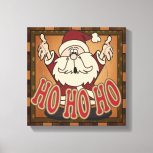 Ho Ho Ho toile du père noël de vacances