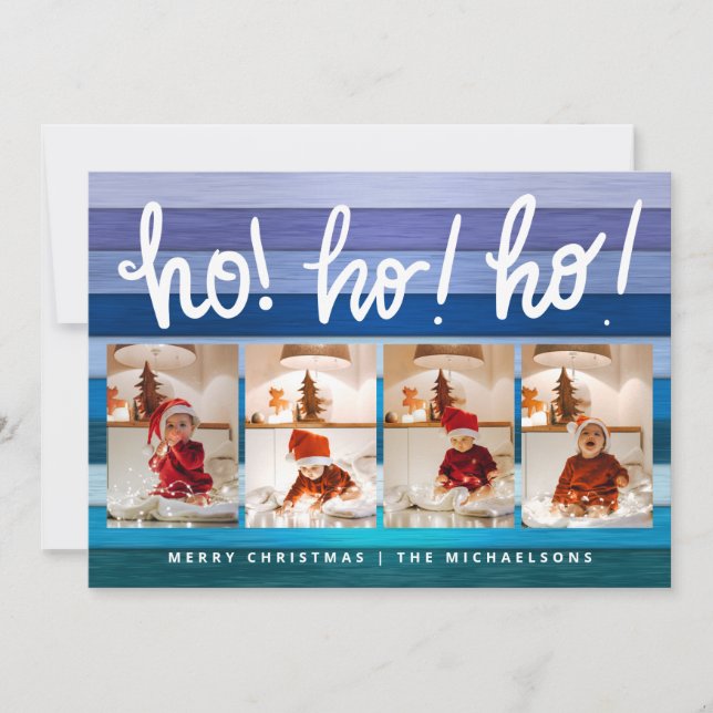 HO HO Joyeux Noël Ajouter Photos (Devant)