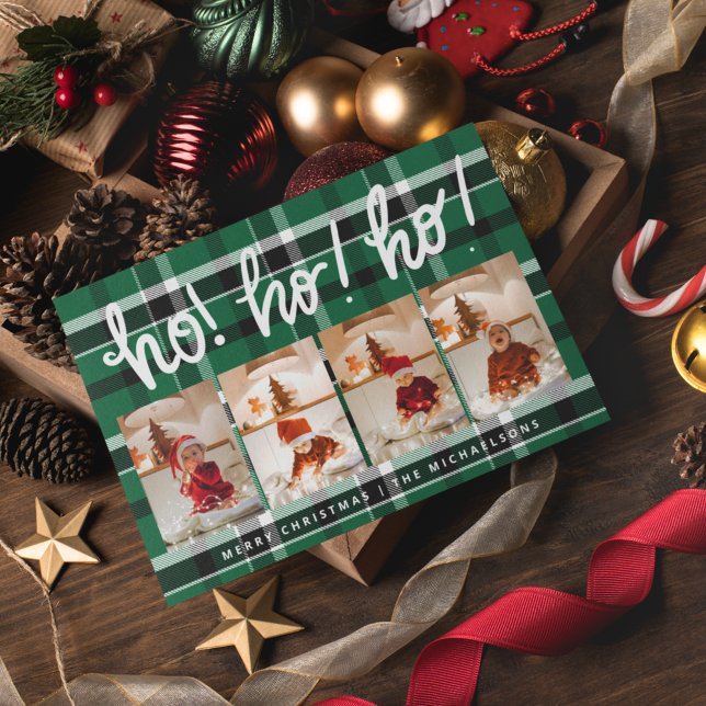 HO HO Joyeux Noël Ajouter Photos (Créateur téléchargé)