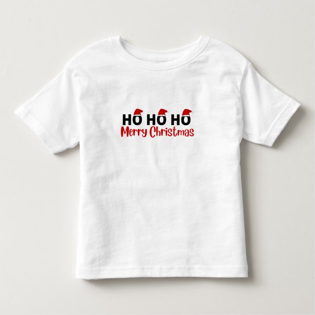 ho ho joyeux noël T-shirt (Devant)