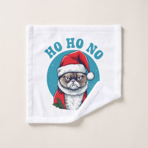 Ho ho non - drôle de chat grumpy santa