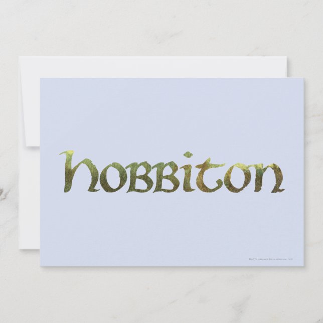 HOBBITON™ Texté (Devant)