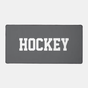 HOCKEY athlétique Texte Blanc Sur Gris Moderne Gra
