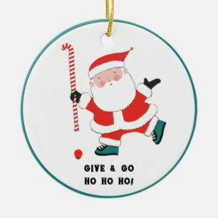 Hockey de terrain 2023 - Ornement en céramique col