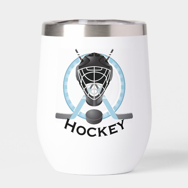 Hockey Design Vin Thermique Tumbler (Arrière)