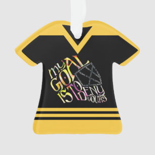 Hockey Goalie Word Art Mask Personnalisable Jersey
