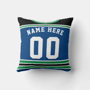 Hockey Jersey Nom et numéro Modèle Coussin