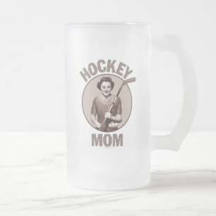 Hockey maman mug givré bière mug