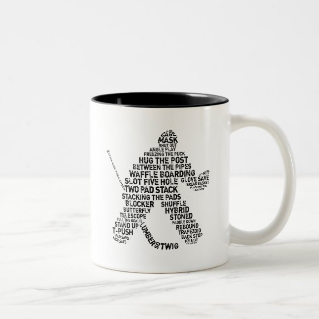 Hockey Netminder Mug (Droit)