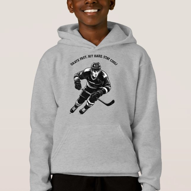 Hockey Player Shirt – Bold & Dynamic Ice Hockey (Devant)