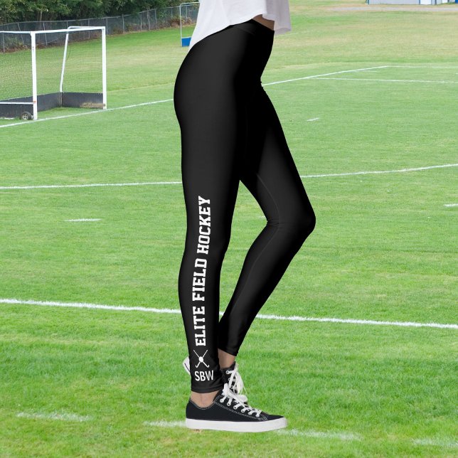 Hockey sur gazon personnalisé Leggings Nom de l'éq (Créateur téléchargé)