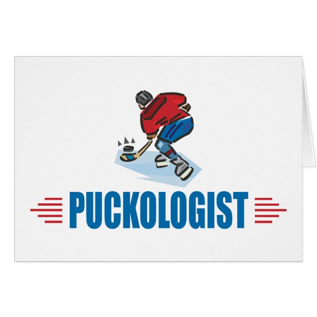 Hockey sur glace humoristique (Devant horizontal)