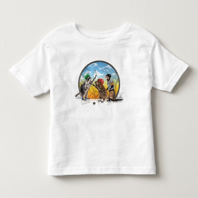 HockeyCritterClassic2 Toddler T-shirt (Devant)