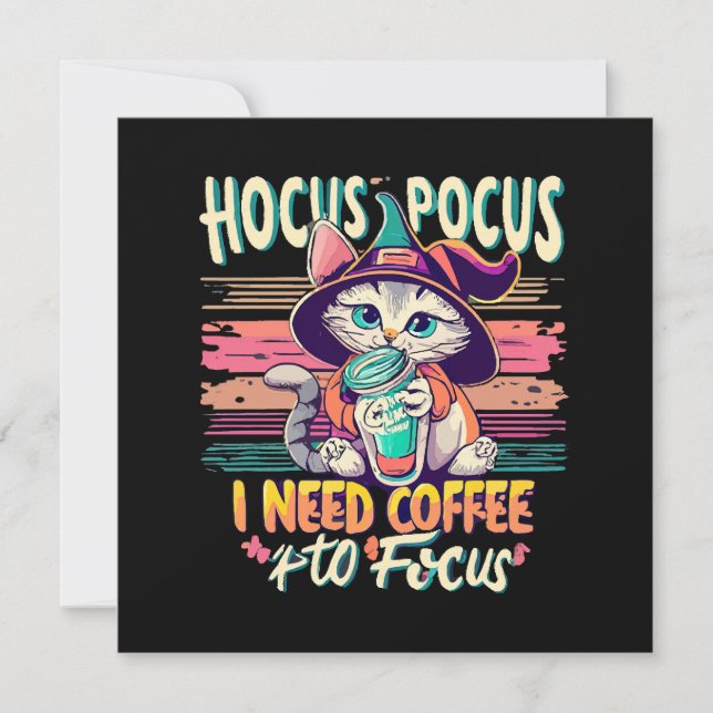 Hocus Focus - J'ai besoin de café pour me concentr (Devant)