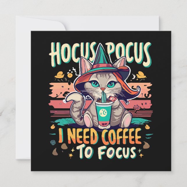 Hocus Focus - J'ai besoin de café pour me concentr (Devant)