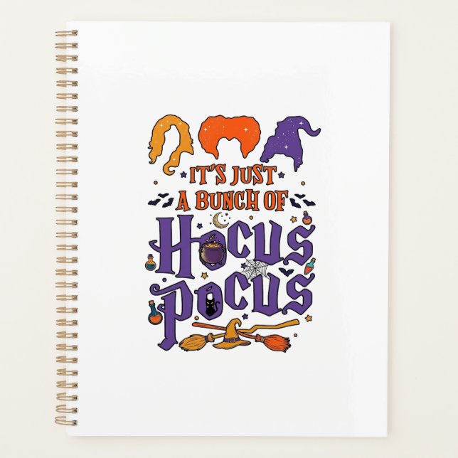 Hocus Pocus Halloween Sorcières Chaudron Balai Cha (Devant)