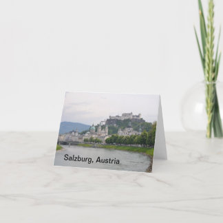 Hohensalzburg Castle, Salzburg, Autriche Carte de 