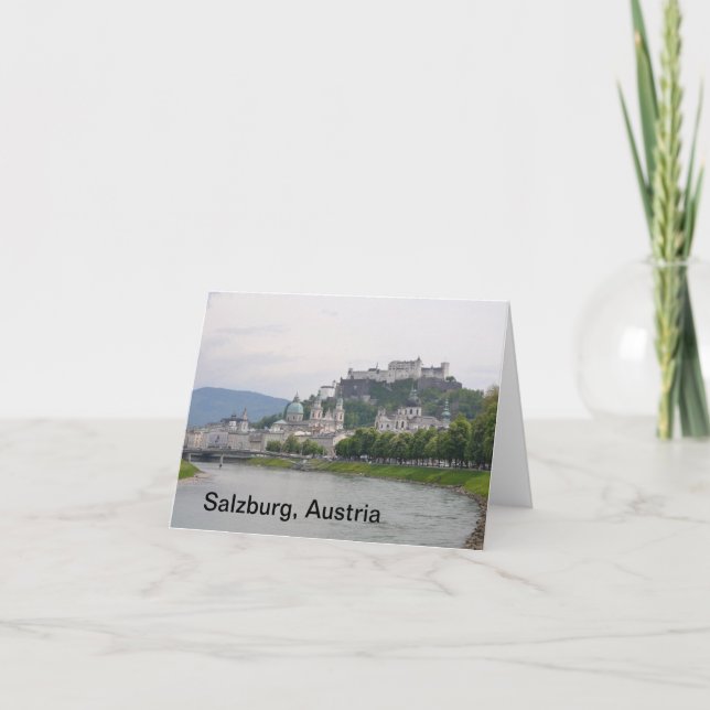 Hohensalzburg Castle, Salzburg, Autriche Carte de  (Devant)