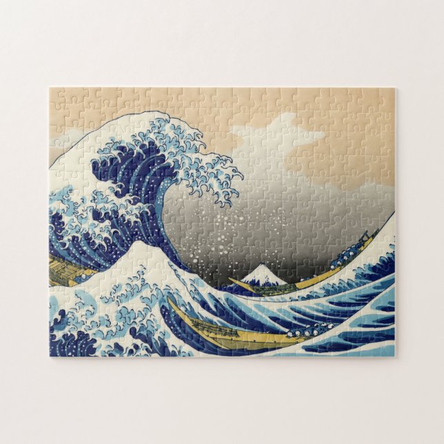 Hokusai le grand puzzle de vague (Horizontal)