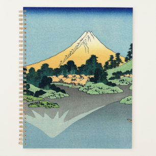 Hokusai Le Mont Fuji se reflète dans le lac Kawagu