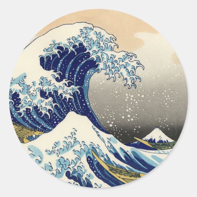 Hokusai Les Stickers Grande Vague (Devant)