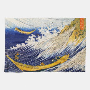 Hokusai Ocean Waves Serviette de cuisine
