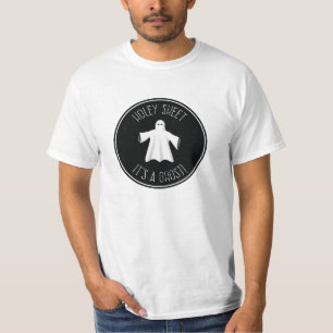 Holey Sheet C'est un fantôme - Drôle T-shirt Hal