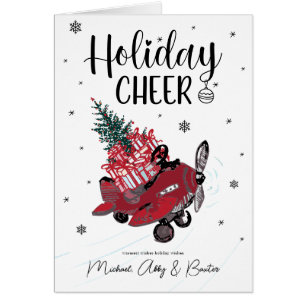 HOLIDAY CHEER   Cute Little Red Avion