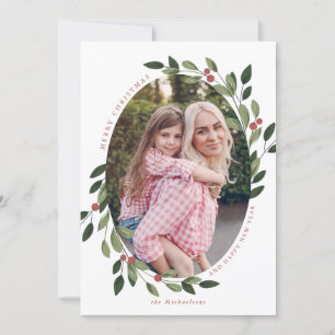 Holiday Holly Carte photo