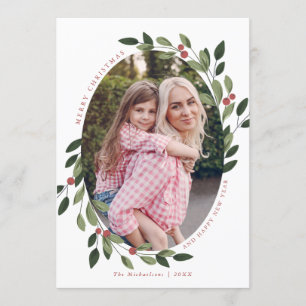Holiday Holly Carte photo