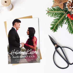 Holiday Kisses Futur M & Mme Fiançailles Photo