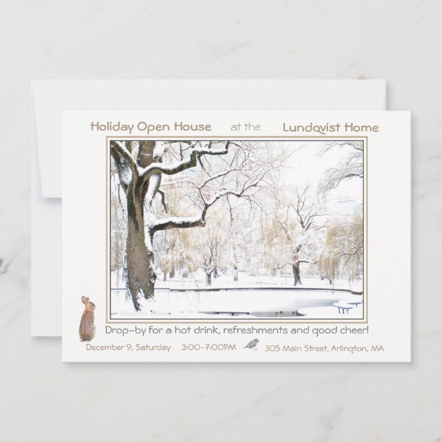 Holiday Open House : invitation (Devant)