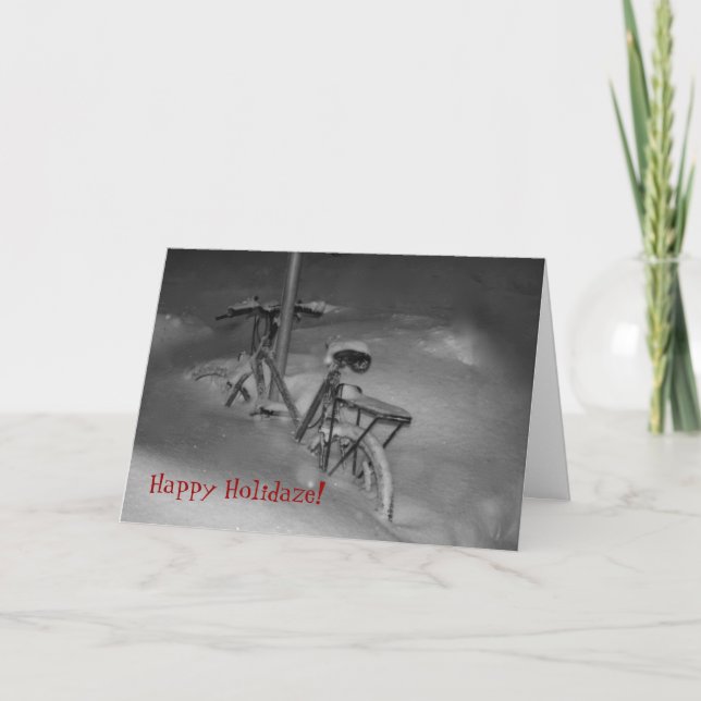 Holidaze heureux ! Carte de vacances (Devant)