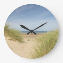 Holkham Beach Norfolk Horloge circulaire